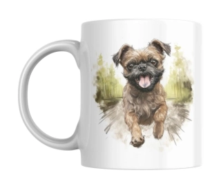 Hrnek bílý  330 ml *Border Terrier*