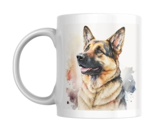 Hrnek bílý  330 ml *NĚMECKÝ OVČÁK*