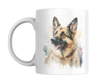 Hrnek bílý  330 ml *NĚMECKÝ OVČÁK*