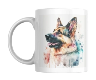 Hrnek bílý  330 ml *NĚMECKÝ OVČÁK*