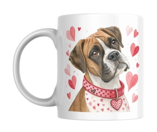 Hrnek bílý  330 ml *Valentýn - boxer*