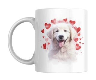 Hrnek bílý  330 ml *Valentýn - ČUVAČ*