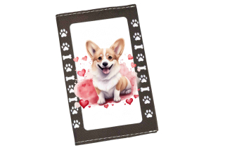 Peštovka Obal na očkovací průkaz *WELSCH CORGI*