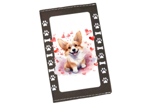 Peštovka Obal na očkovací průkaz *WELSCH CORGI*