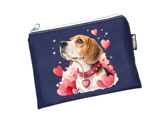 Peštovka kosmetické pouzdro INSIGNO 18x13 cm *VALENTÝN - beagle *