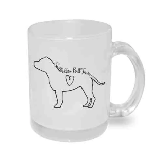 Hrnek skleněný MATNÝ 330 ml A+ MATNÝ *SBT kontura*