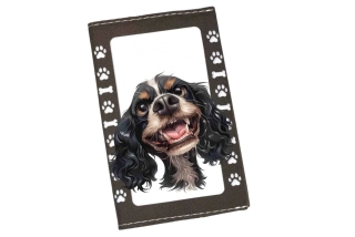 Peštovka Obal na očkovací průkaz *CRAZY Cocker Spaniel*