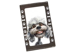 Peštovka Obal na očkovací průkaz *CRAZY Maltezský psík*