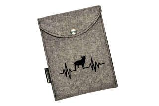 Peštovka - obal na očkovák - kapsička *staffbull EKG*