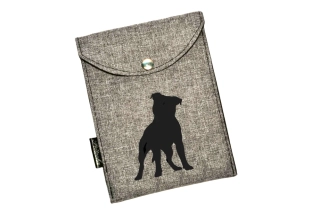 Peštovka - obal na očkovák - kapsička *staffbull silueta*