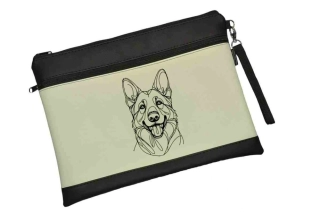 Peštovka - Pouzdro na průkazy původu A4  s kapsou *NĚMECKÝ OVČÁK*