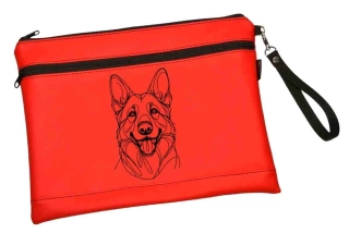 Peštovka - Pouzdro na průkazy původu A4  s kapsou *NĚMECKÝ OVČÁK*