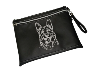 Peštovka - Pouzdro na průkazy původu A4  s kapsou *NĚMECKÝ OVČÁK*