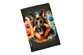 Peštovka Obal na očkovací průkaz *NĚMECKÝ OVČÁK*