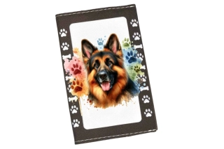 Peštovka Obal na očkovací průkaz *NĚMECKÝ OVČÁK*