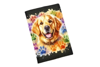 Peštovka Obal na očkovací průkaz *ZLATÝ RETRIEVER*