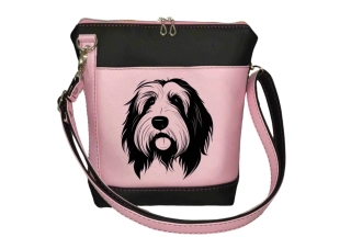 Peštovka - kabelka Brita *BEARDED COLIE*