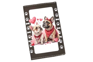 Peštovka Obal na očkovací průkaz *FRENCH BULLDOG*