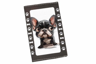 Peštovka Obal na očkovací průkaz *FRENCH BULLDOG*