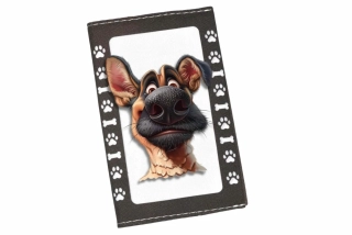 Peštovka Obal na očkovací průkaz *NĚMECKÝ OVČÁK*