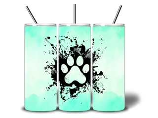 Peštovka termohrnek 600ml *Dog Paw Splash*