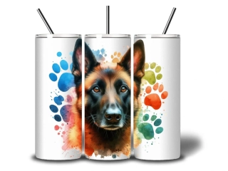 Peštovka termohrnek 600ml *BELGIAN MALINOIS*