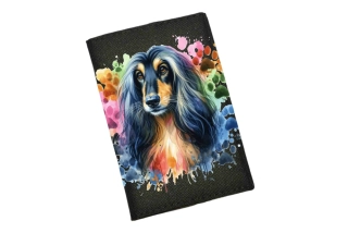 Peštovka Obal na očkovací průkaz *AFGÁNSKÝ CHRT*