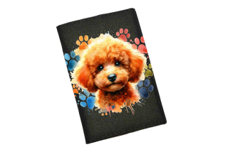 Peštovka Obal na očkovací průkaz *pudl*