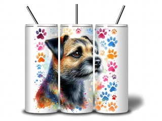 Peštovka termohrnek 600ml *BORDER TERRIER*