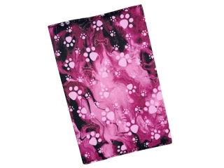 Peštovka Obal na očkovací průkaz *PINK PAWS*