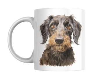 Hrnek bílý  330 ml *JEZEVČÍK*