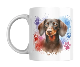 Hrnek bílý  330 ml *JEZEVČÍK*