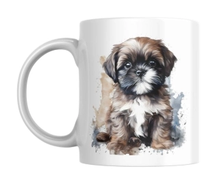 Hrnek bílý  330 ml *SHI-TZU*