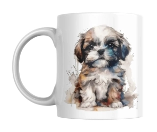 Hrnek bílý  330 ml *SHI-TZU*