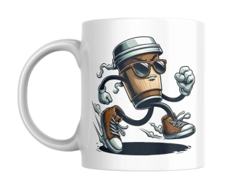Hrnek bílý  330 ml *BĚŽÍCÍ KAFE*