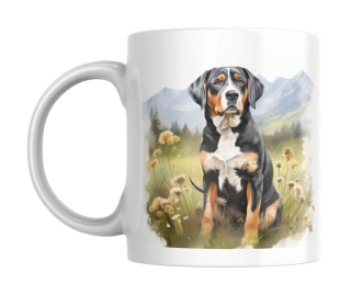 Hrnek bílý  330 ml *ENTLEBUŠSKÝ SALAŠNICKÝ*