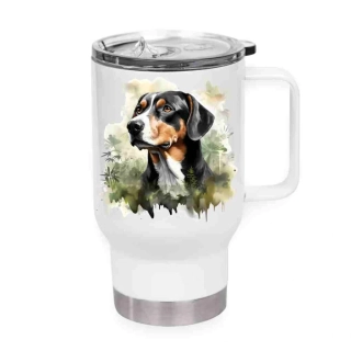 Peštovka Cestovní hrnek 450ml bílý *ENTLEBUŠSKÝ SALAŠNICKÝ*