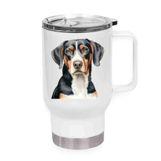 Peštovka Cestovní hrnek 450ml bílý *ENTLEBUŠSKÝ SALAŠNICKÝ*