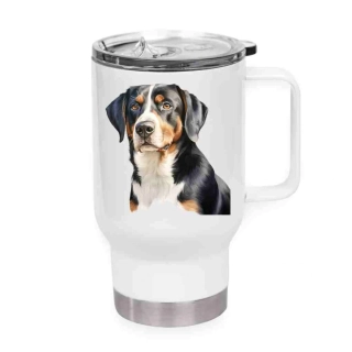 Peštovka Cestovní hrnek 450ml bílý *ENTLEBUŠSKÝ SALAŠNICKÝ*