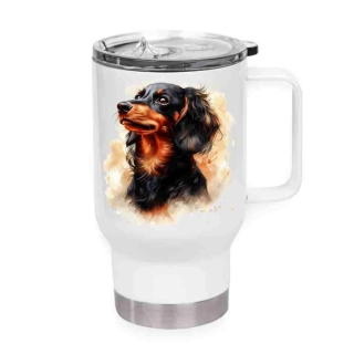 Peštovka Cestovní hrnek 450ml bílý *JEZEVČÍK*