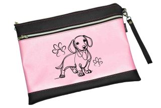 Peštovka - Pouzdro na průkazy původu A4  s kapsou *JEZEVČÍK*