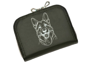 Peštovka Malá zipová peněženka *NĚMECKÝ OVČÁK*