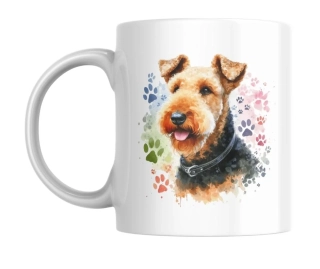 Hrnek bílý  330 ml *AIREDALE TERRIER*