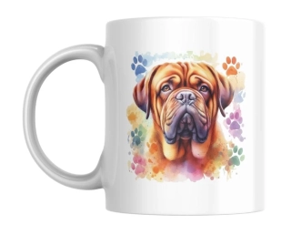 Hrnek bílý  330 ml *BORDEAUXSKÁ DOGA*