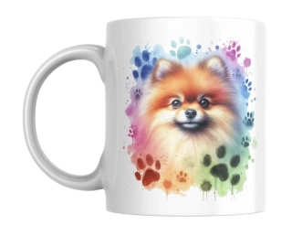 Hrnek bílý  330 ml *POMERANIAN*