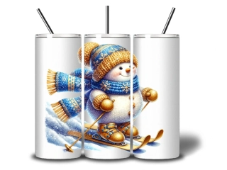 Peštovka termohrnek 600ml *SNĚHULÁK*