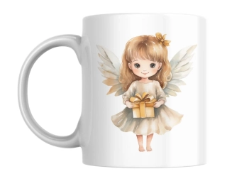 Hrnek bílý  330 ml *ANDĚLKA 01*