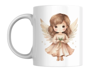 Hrnek bílý  330 ml *ANDĚLKA 04*