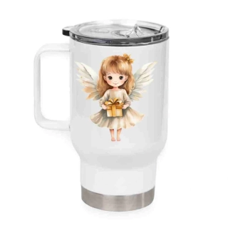 Peštovka Cestovní hrnek 450ml *ANDĚLKA 01*