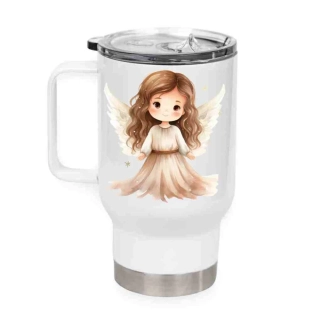 Peštovka Cestovní hrnek 450ml *ANDĚLKA 03*